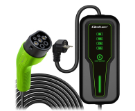 Qoltec Mobilna ładowarka EV z regulacją 2w1 Typ2 (3.5kW, 230V, 4m) - 1483429 - zdjęcie 1